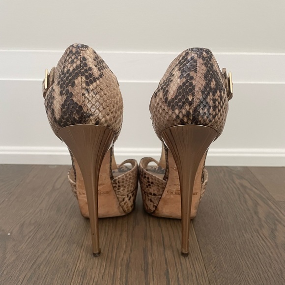 Jimmy Choo snake print heels - Picture 3 of 6